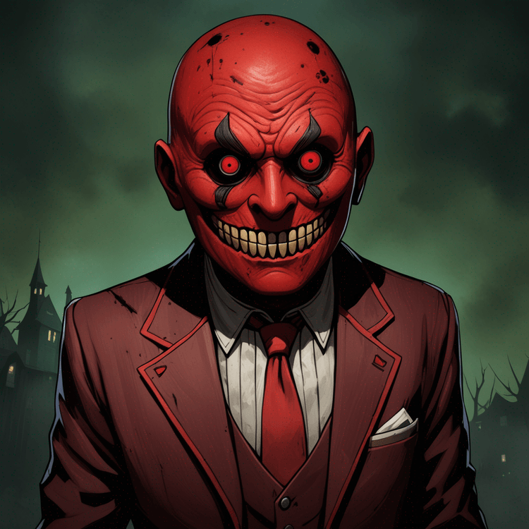 Mr. Red Face, a horror game character