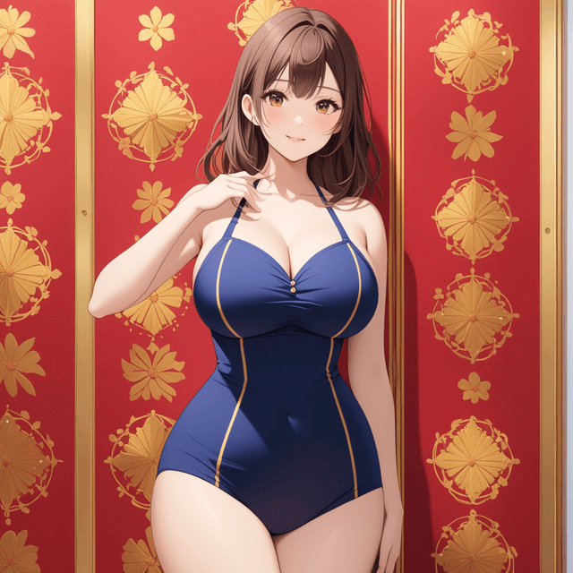 beautiful girl: one meter seventy, pretty appearance, curvaceous body, gentle anime